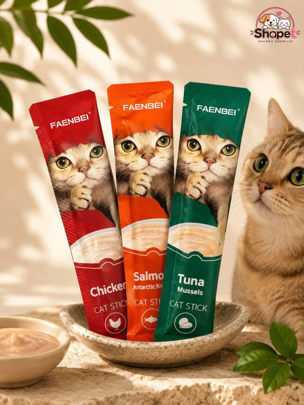 بستنی گربه فنبی FAENBEI سه عددی