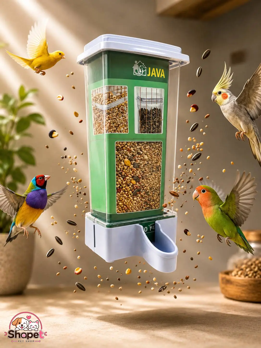 دانخوری مخصوص قفس پرندگان