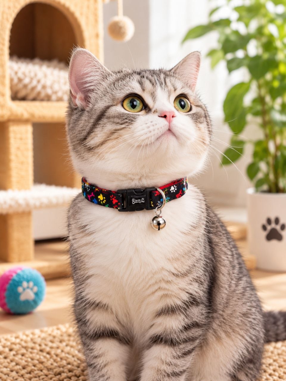 قلاده گردنی گربه زنگوله دار Bonny pet