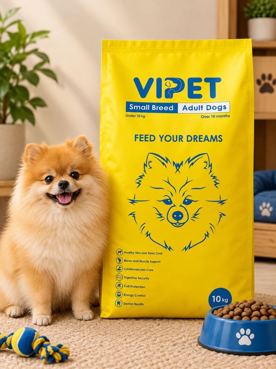 غذای سگ بالغ نژاد کوچک ویپت VIPET